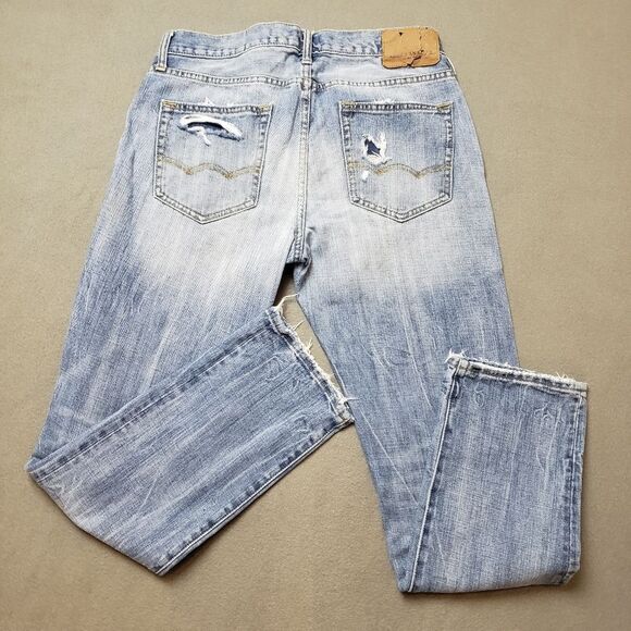 Mens American Eagle Distressed Jeans Size 32 - Picture 7 of 12